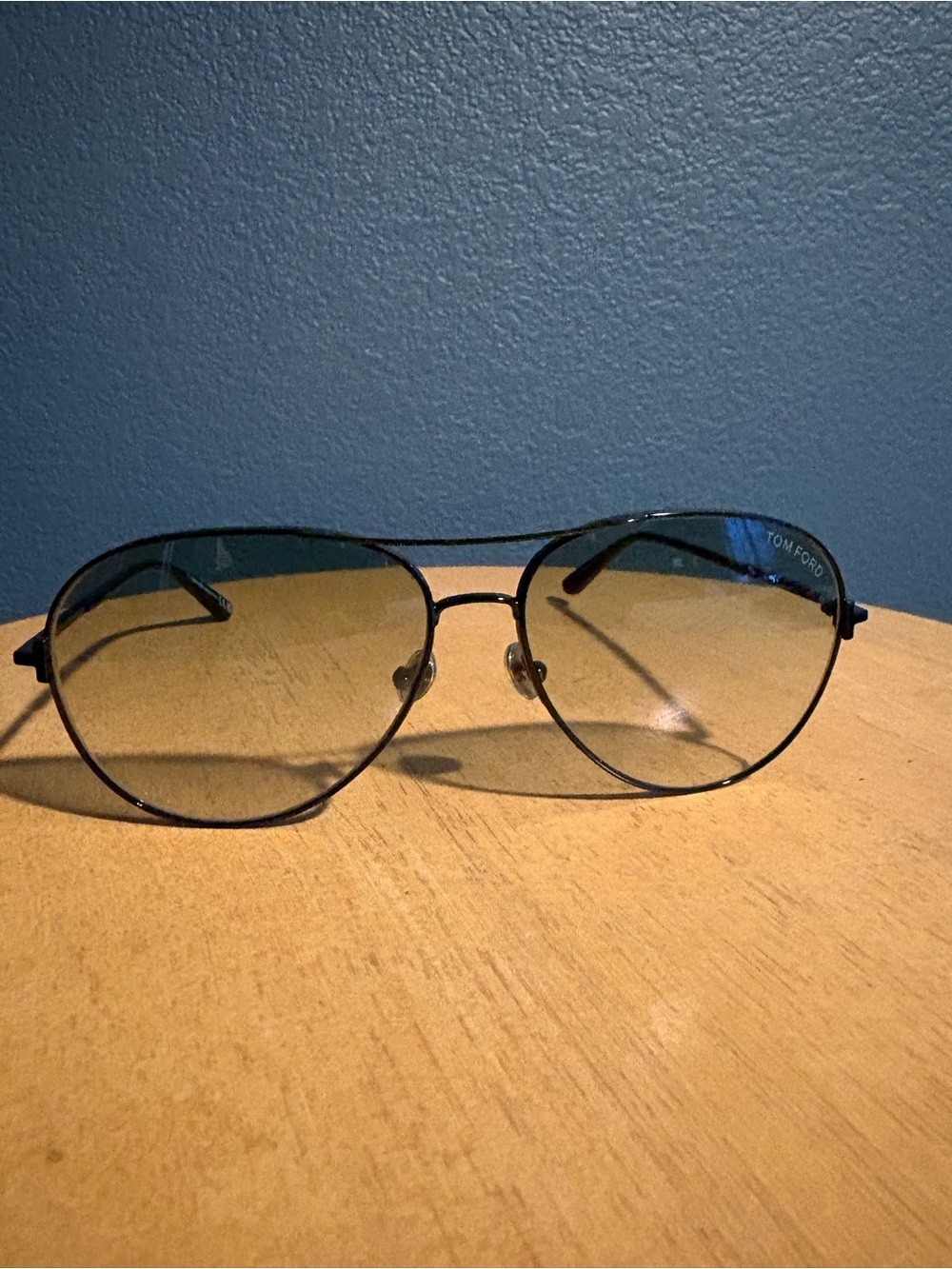 Tom Ford Clark Sunglasses - Blue Gradient Lenses
